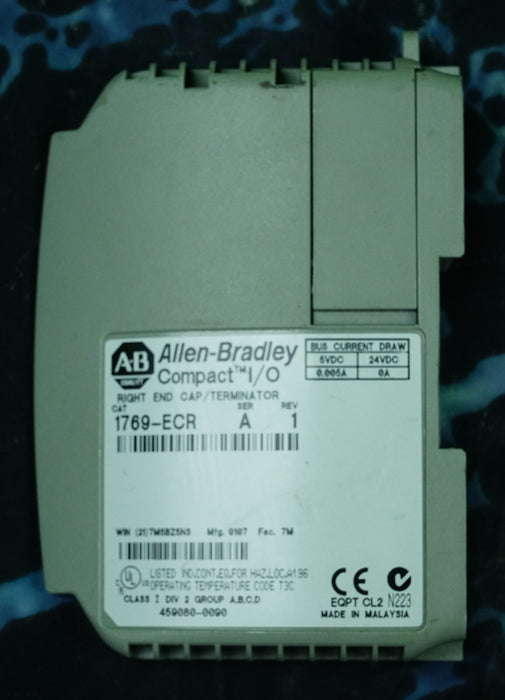 Untested Allen-Bradley 1769-ECR Series A Compact I/O