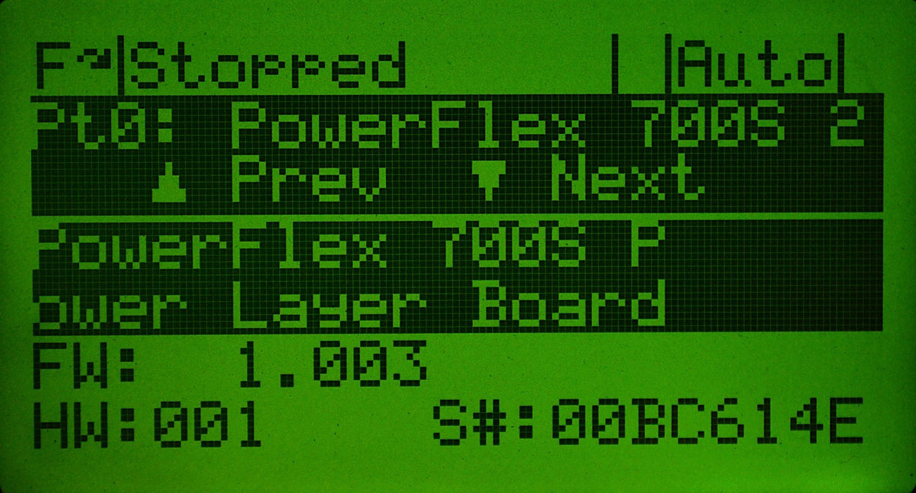 Allen-Bradley 20DD022A0EYNANANE PowerFlex 700S Ser. A 15HP FRN: 5.002