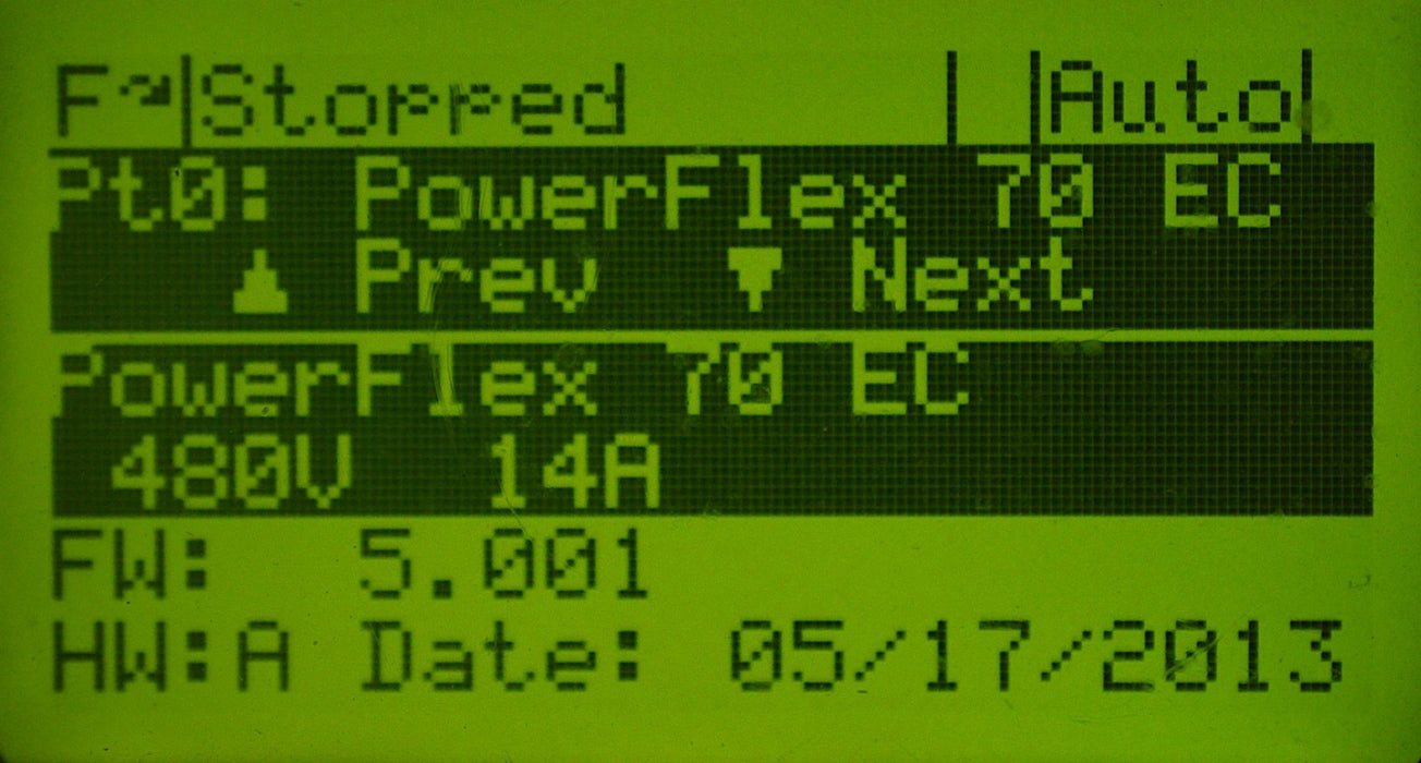 2013 Allen-Bradley 20AD014A3AYNANC0 PowerFlex70 10 HP Ser. A 480 VAC Tested Good