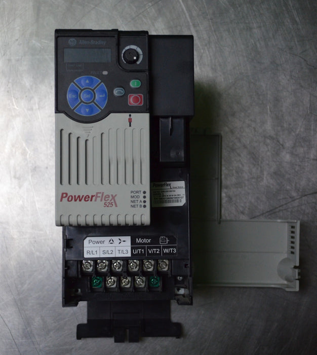 Low Hours Allen-Bradley 20BD013N104 PowerFlex 525 7.5HP Series A FRN: 5.001 480V
