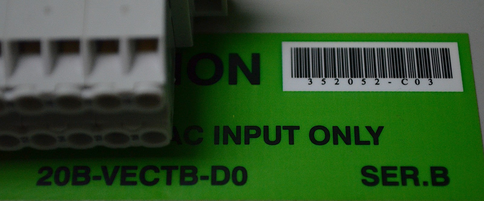 Allen-Bradley 20B-VECTB-D0 PowerFlex 700 Vector Cassette 120VAC I/O FRN:4.010 #2
