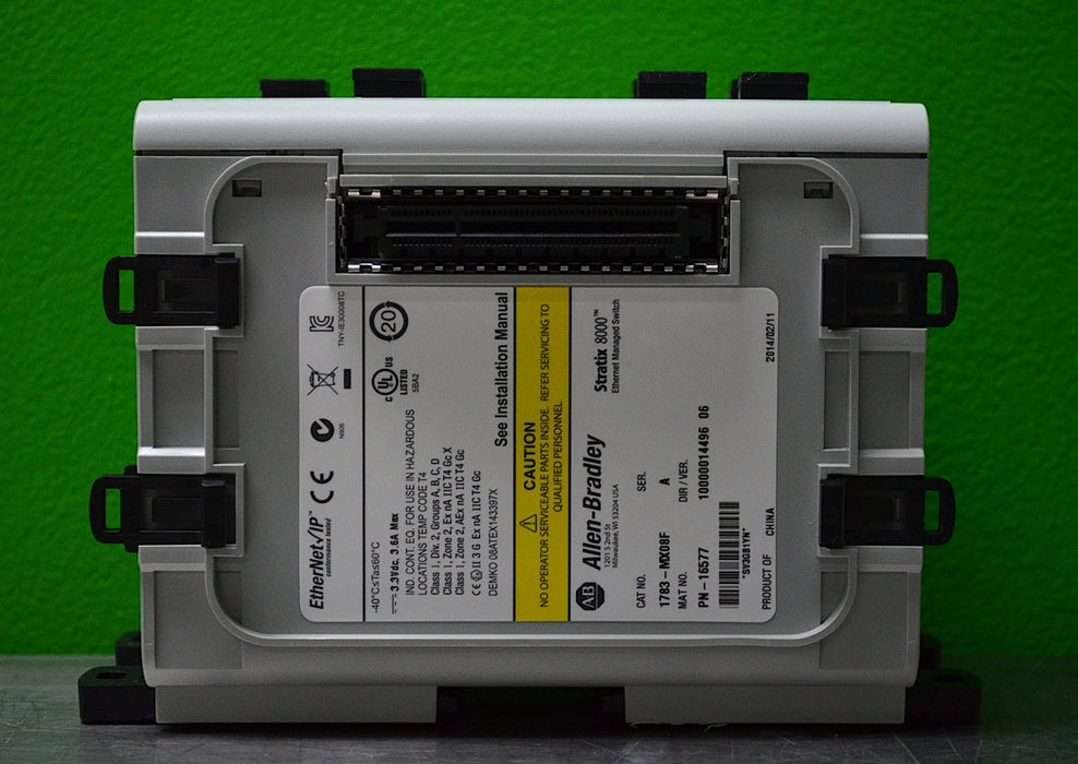 Allen-Bradley 1783-MX08F Series A Stratix 8000 EtherNet Managed Switch
