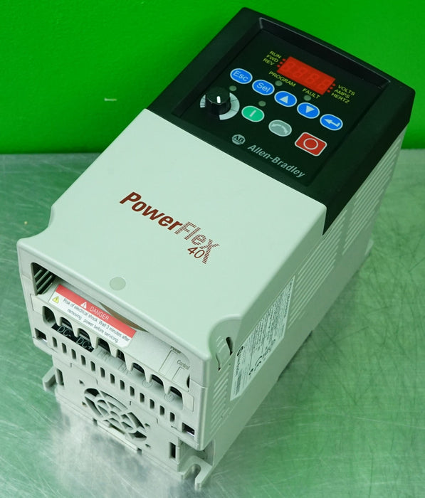 Allen-Bradley 22B-D1P4N104 PowerFlex 40 1/2HP Series A Tested Good FRN:6.01*