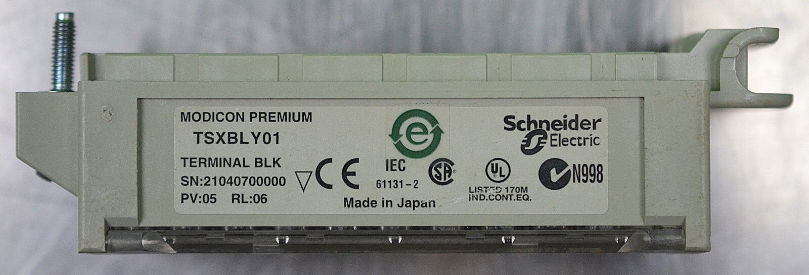 Schneider Electric TSXBLY01 Modicon Premium Terminal Block with TSXDEY1602