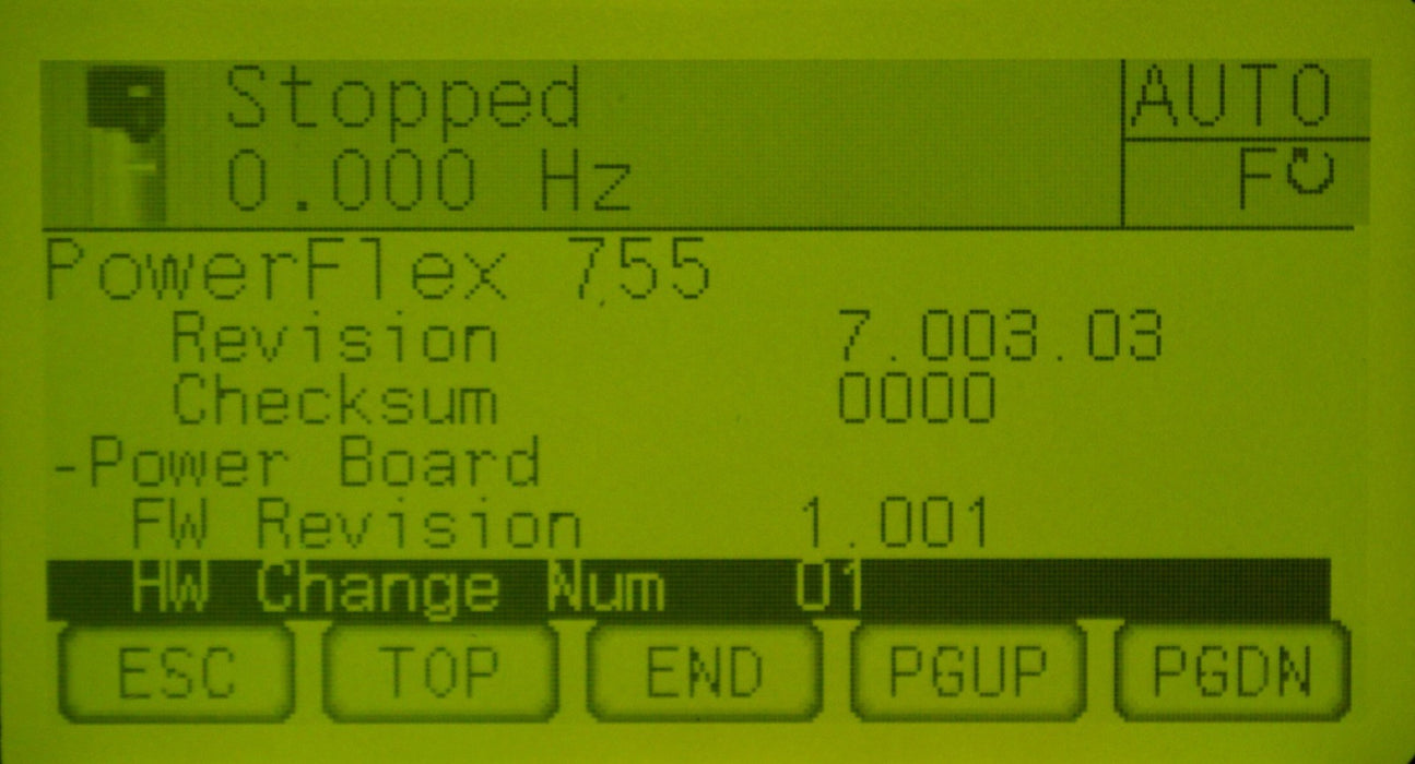 Zero HR Allen-Bradley 20G11FC043JA0NNNNN PowerFlex 755 VFD 30HP SER A FRN:14.005