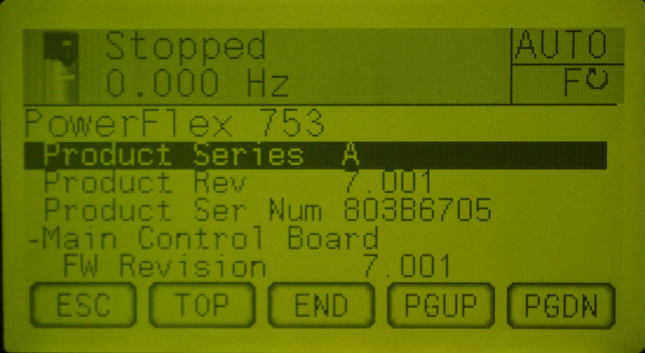 Allen Bradley SK-R1-MCB1-PF753  PN-43652  Tested Good 753 Series Ctrl. FRN:7.001