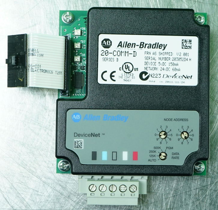Allen Bradley 20-COMM-D Series B Powerflex Device Adapter FRN:2.001 Tested