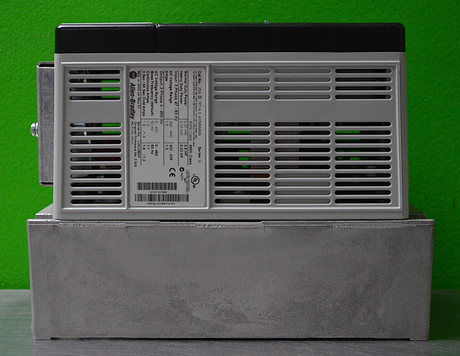Low Hours Allen-Bradley 20AD1P1A0AYNNNNN PowerFlex70 1/2 HP Series A FRN: 2.005