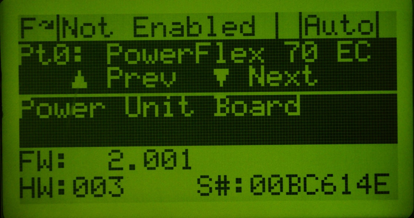 Allen-Bradley 20AD2P1A0AYNANC0 1HP 480V Powerflex 70 FRN:5.001 Tested Good