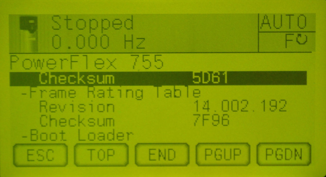 Zero HR Allen-Bradley 20G11FC043JA0NNNNN PowerFlex 755 VFD 30HP SER A FRN:14.005