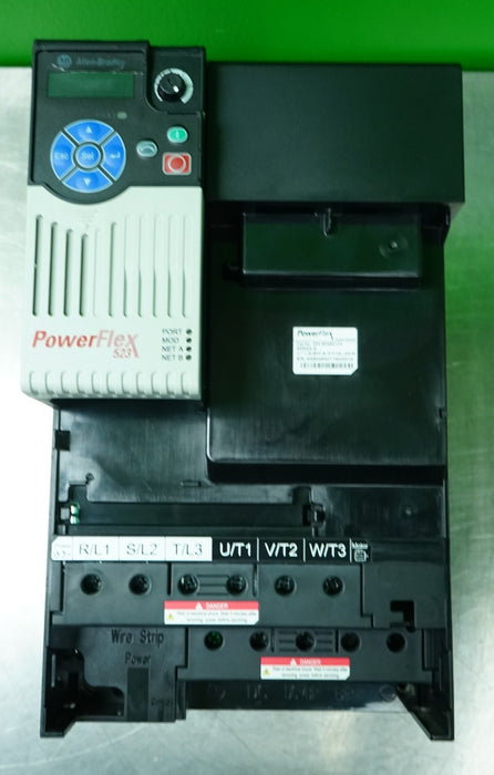 Allen Bradley 10hp PowerFlex 523 Drive 25A-B048N104 FW:3.001 Tested Good