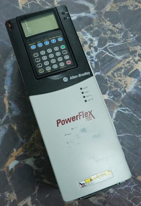 Low Hours Allen-Bradley 20BD3P4A3AYNAND0 PowerFlex 700 2HP 480 VAC FRN:10.001