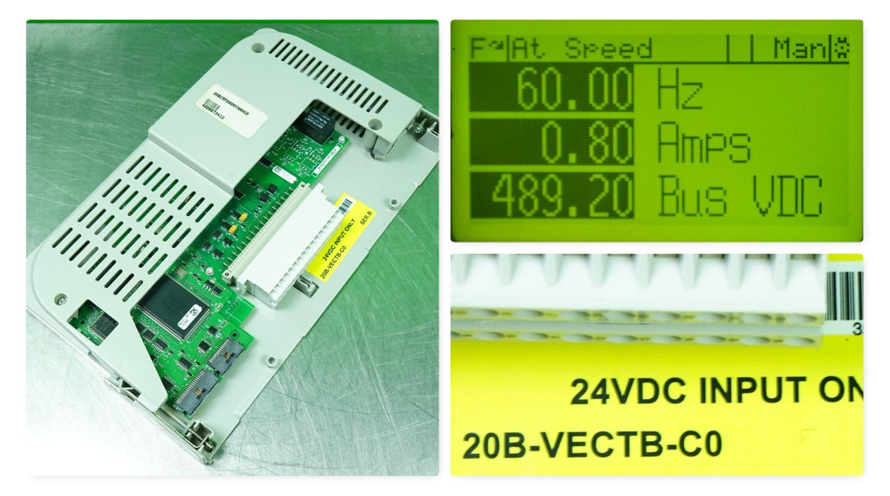 Allen Bradley 20B-VECTB-C0 PowerFlex 700 Vector Cassette FW:10.002 Tested Good