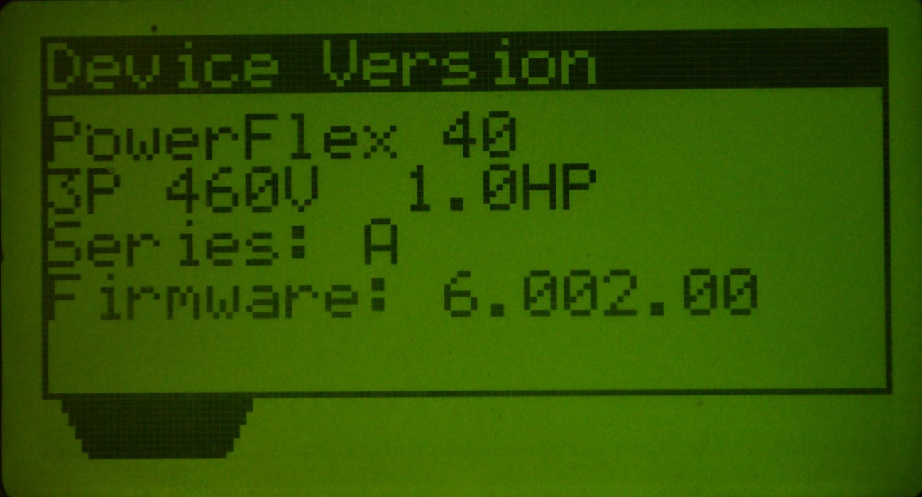 Allen-Bradley 22B-D2P3N104 PowerFlex 40 Drive Series A Tested Good 6.02