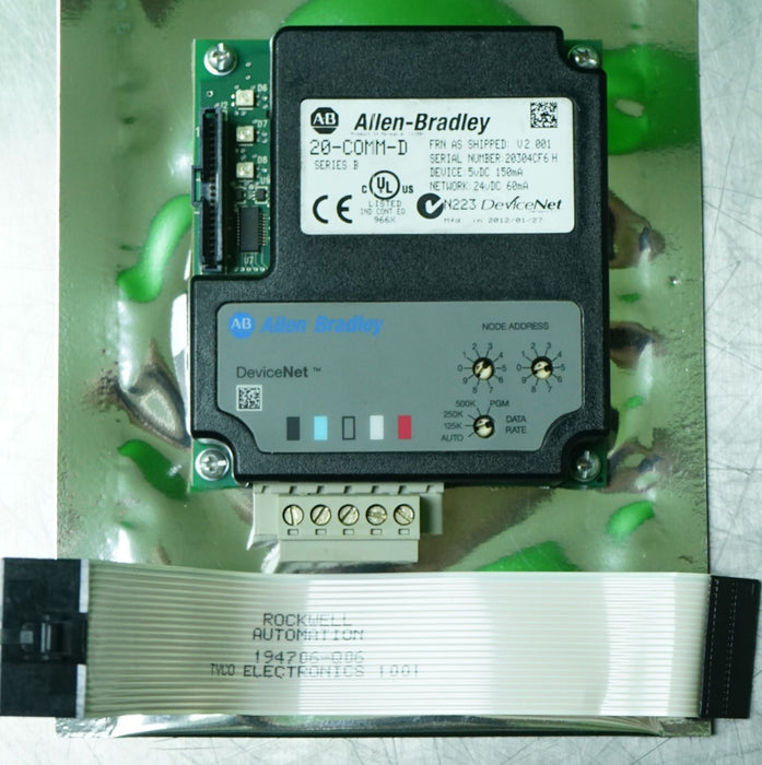 Allen Bradley 20-COMM-D Series B Powerflex Device Adapter FRN:2.001 Tested