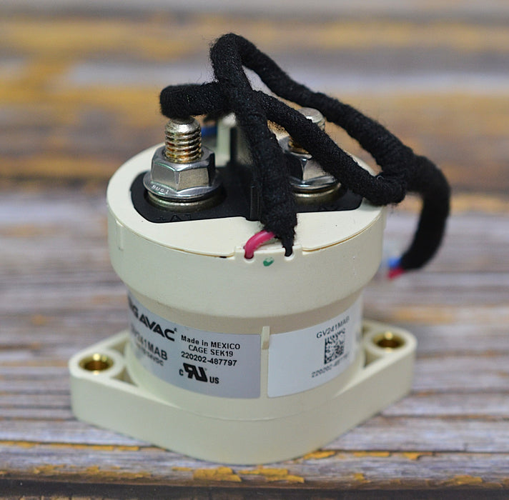 NEW GIGAVAC GV241MAB Sealed Dual Coil Contactor 12/24VDC, White | 400A | SPST-NO