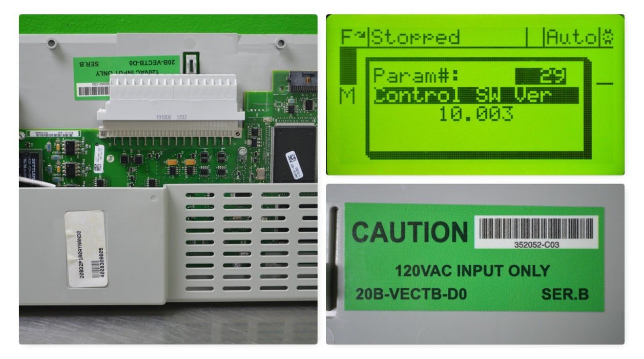 Allen-Bradley 20B-VECTB-D0 321131-A02 PowerFlex 700 Vector Cassette FRN: 10.003