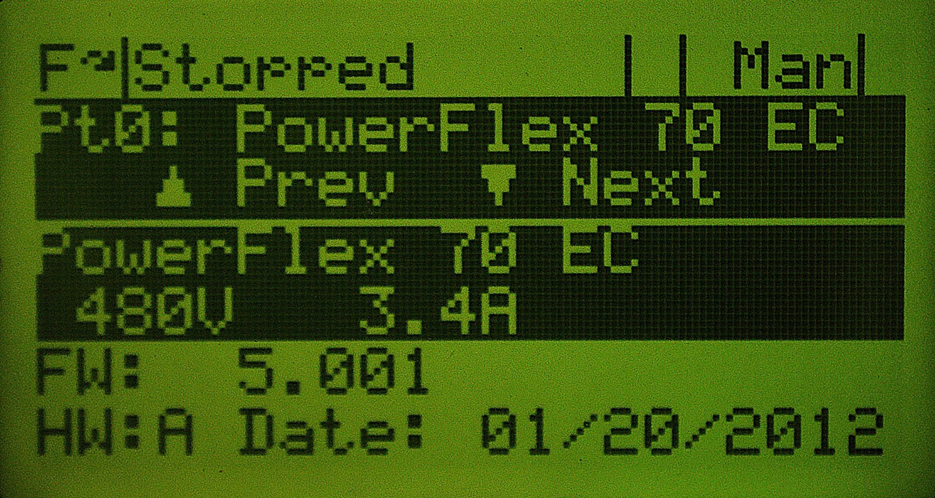 Allen-Bradley 20AD3P4A3AYNNNC0 PowerFlex 70 2HP/1.5kW 480VAC Series Tested Good