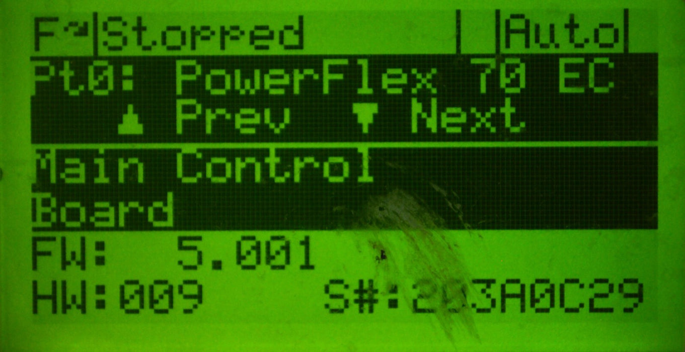 Low Hours Allen-Bradley 20AB4P2C3AYNANC0 Powerflex70 1 HP Series A AC FRN: 5.001