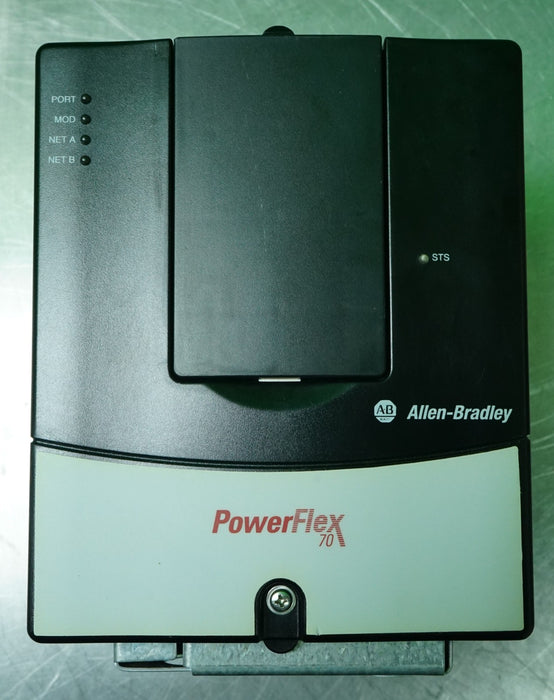 Allen Bradley   Powerflex  70 1 HP 20AC2P1A0AYNANC0 Tested  Good FRN: 5.001