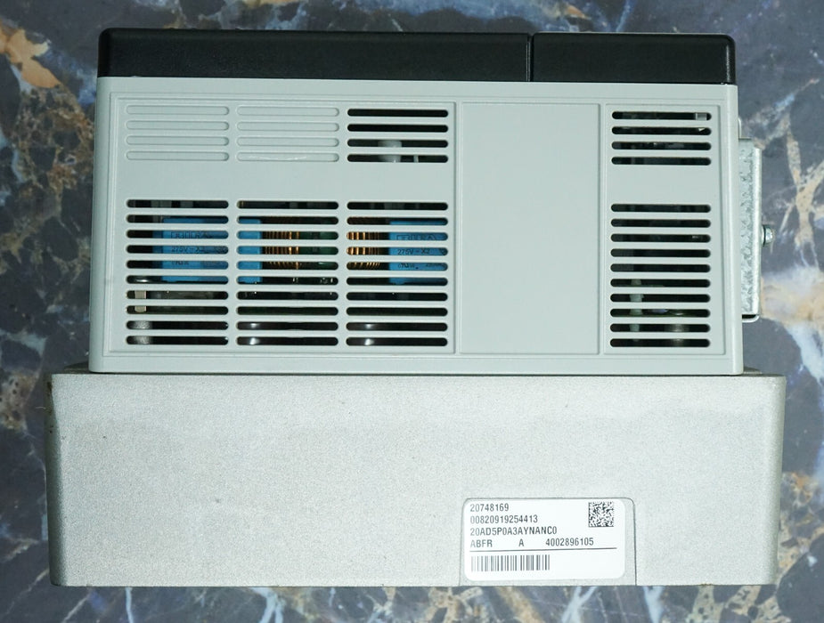 Low Hours Allen-Bradley  20AD5P0A3AYNANC0 70 3 HP 480VAC FRN:5.001 Tested Good