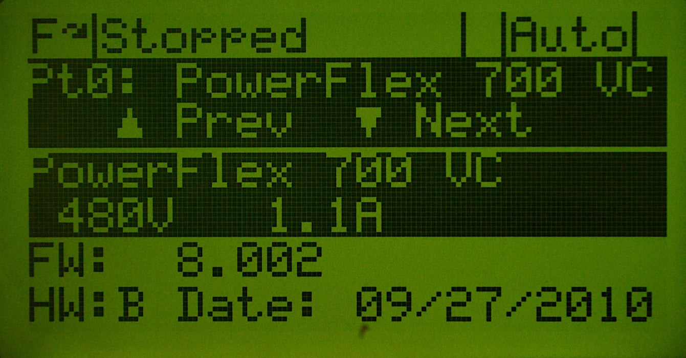 Allen-Bradley 20BD1P1A0AYNAND0 PowerFlex 700 1/2 HP No Control/Cassette (Tested)
