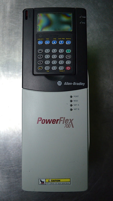 2017 Allen-Bradley PowerFlex 700 2 HP 20BD3P4A0AYNAND0 Ser. B 480VAC  FRN 10.003