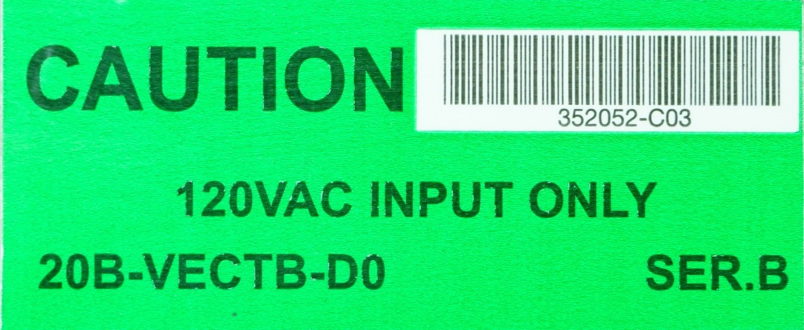 Allen-Bradley 20B-VECTB-D0 321131-A02 PowerFlex 700 Vector Cassette FRN:9.001