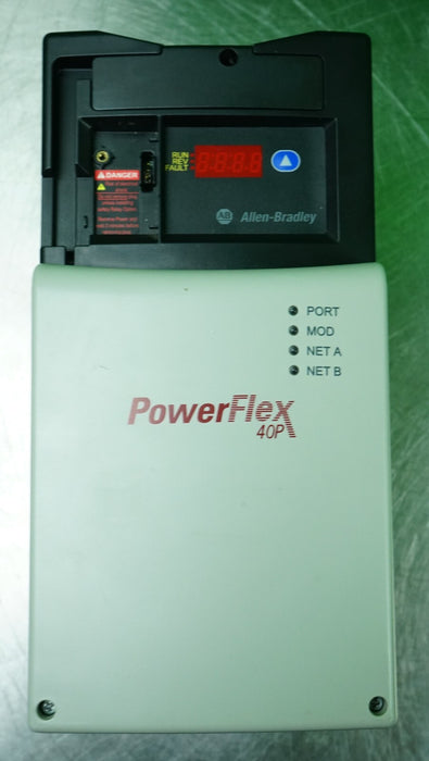 Low Hrs Allen Bradley 22D-D012N104 Power Flex 40P 7.5HP VFD Tested FRN:2.01