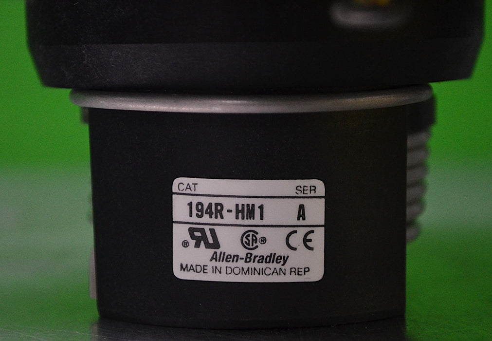 Allen-Bradley 194R-NJ200P3 200 AMP Disconnect Switch 3P 600VAC w/Handle 195-GA10