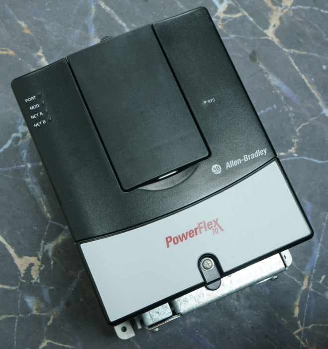 Low Hr Allen-Bradley PowerFlex 70 3HP 20AD5P0A0AYNNNC0 Series A Tested FRN:4.001
