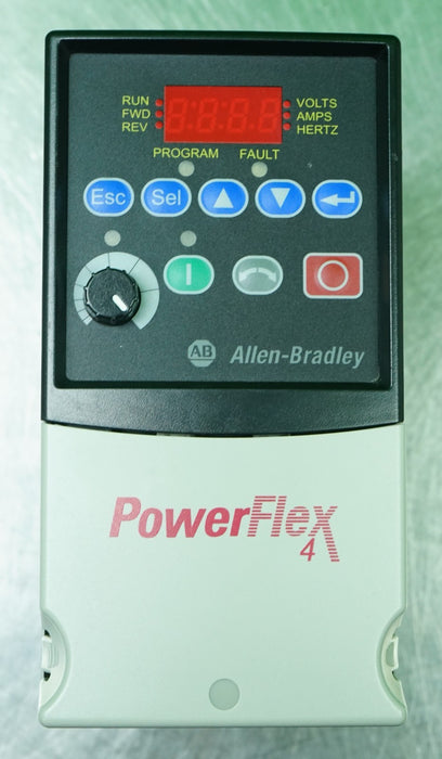 Allen-Bradley PowerFlex4 1HP 22A-D2P3N104 FRN:5.01 Tested Good