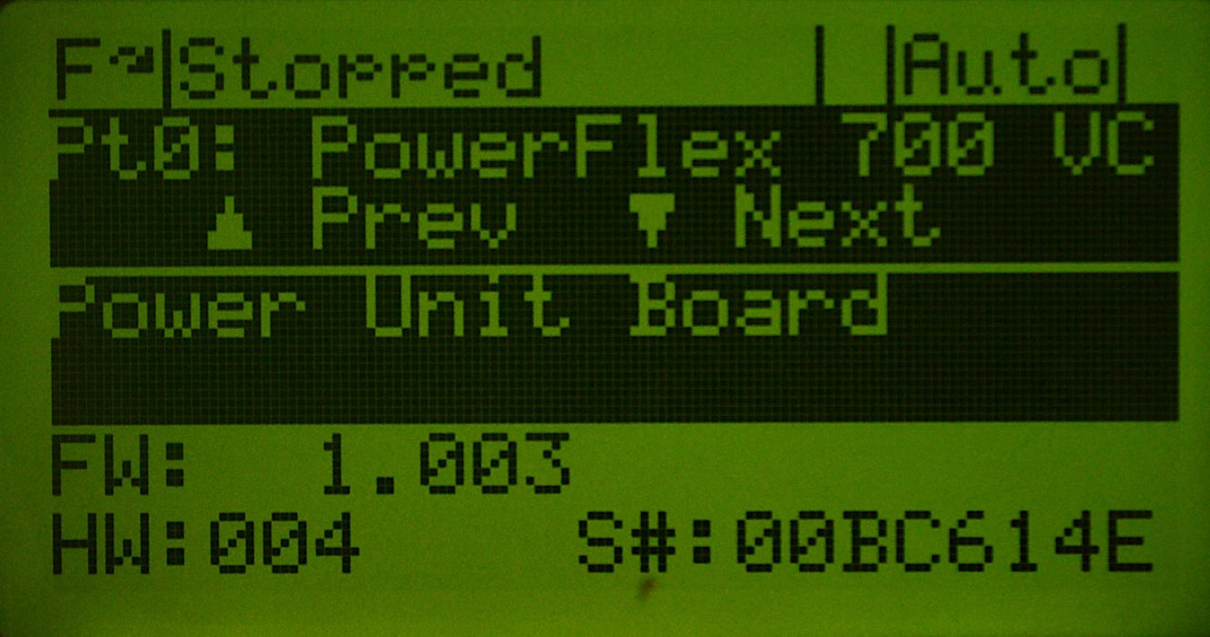 Allen-Bradley 20BD1P1A0AYNAND0 PowerFlex 700 1/2 HP No Control/Cassette (Tested)
