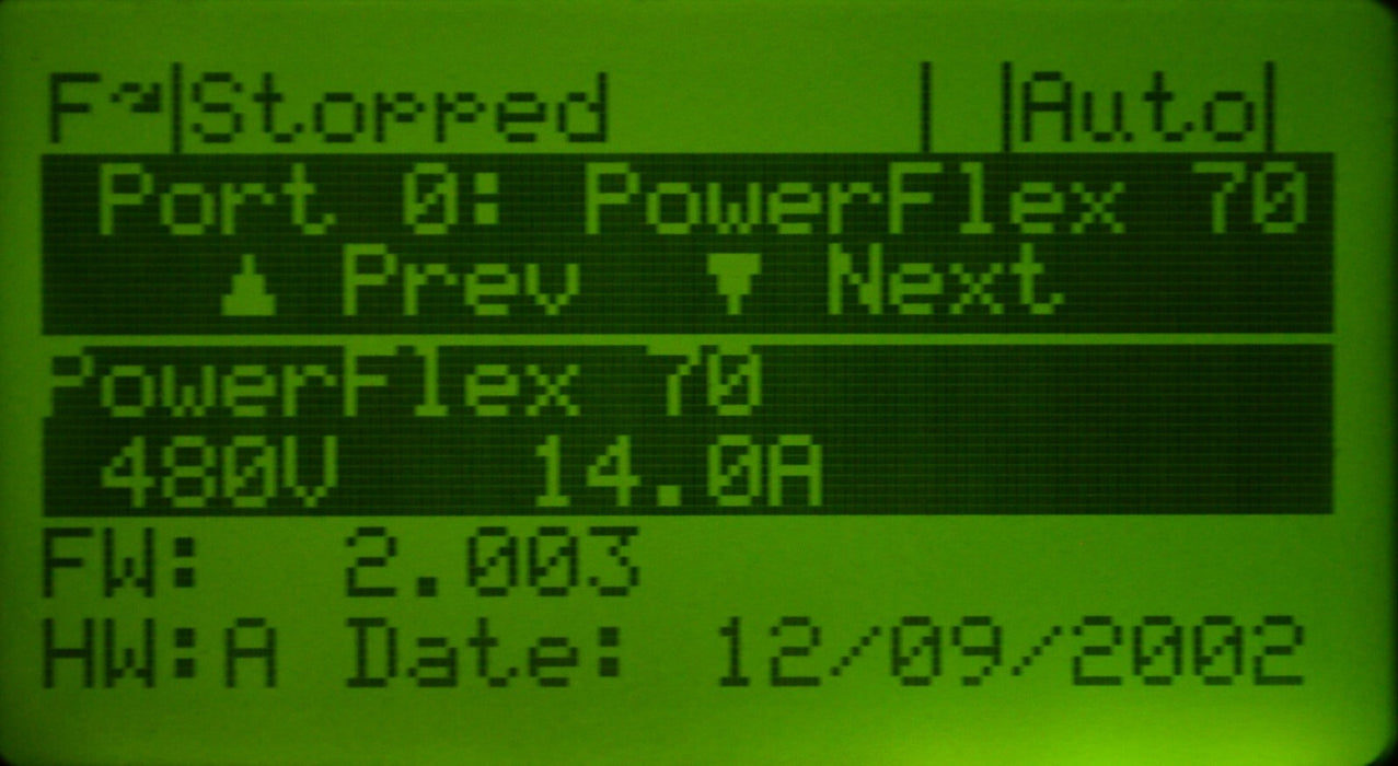 New Allen-Bradley PowerFlex 70 10 HP 20AD014A0AYNARNN 480 VAC FRN: 2.003