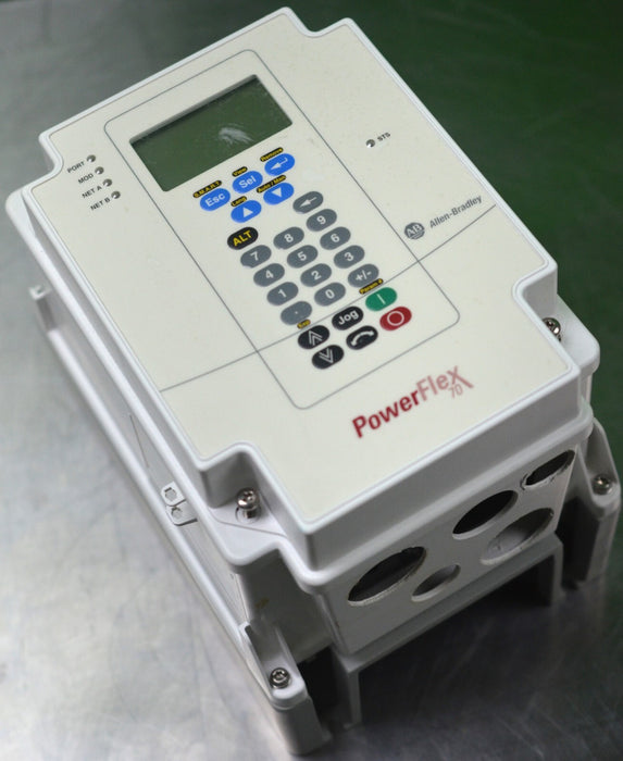 Low Hours Allen-Bradley 20AB4P2C3AYNANC0 Powerflex70 1 HP Series A AC FRN: 5.001