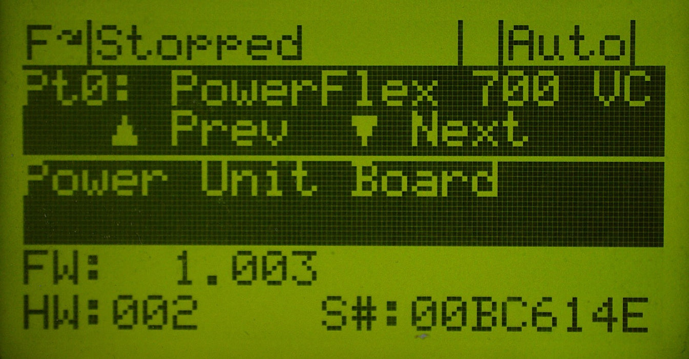 2017 Allen-Bradley PowerFlex 700 2 HP 20BD3P4A0AYNAND0 Ser. B 480VAC  FRN 10.003