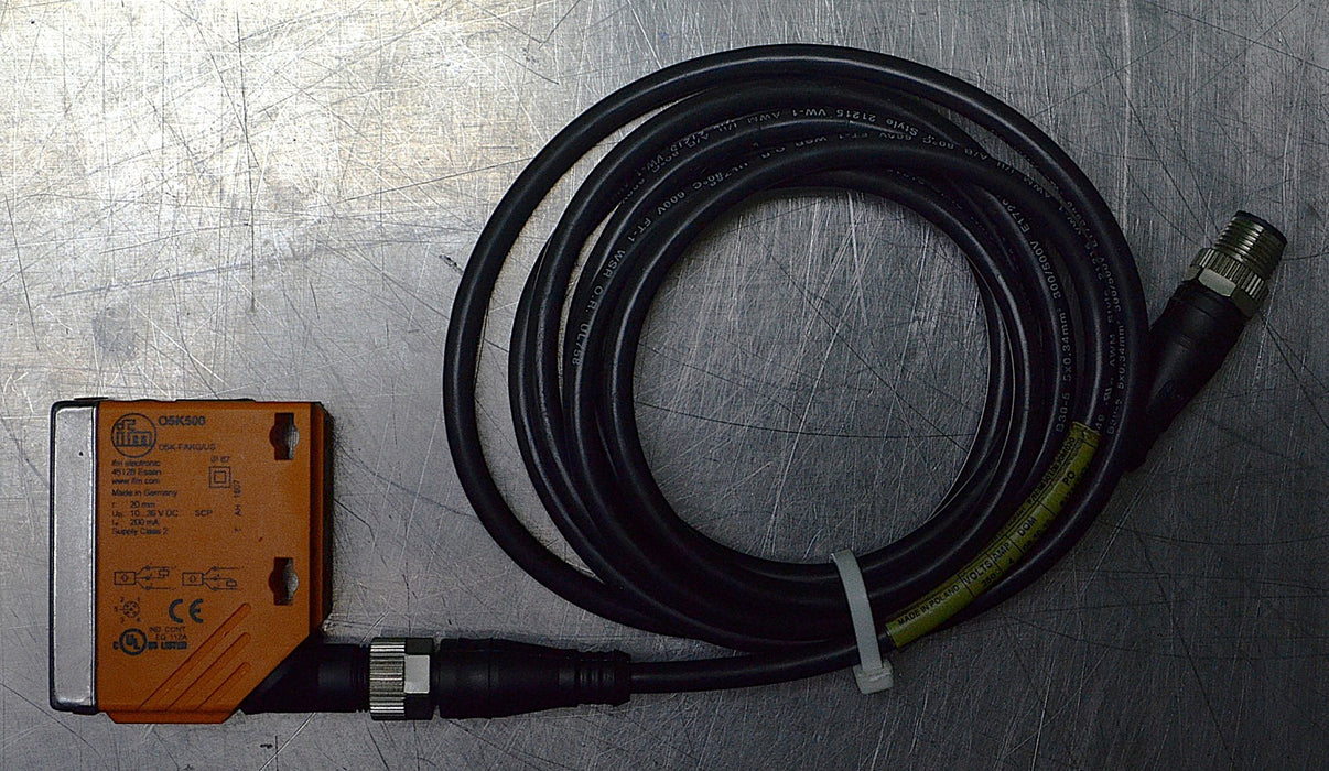 IFM Electronic O5K500 O5K-FAKG/US Contrast Sensor 36VDC Made in Germany