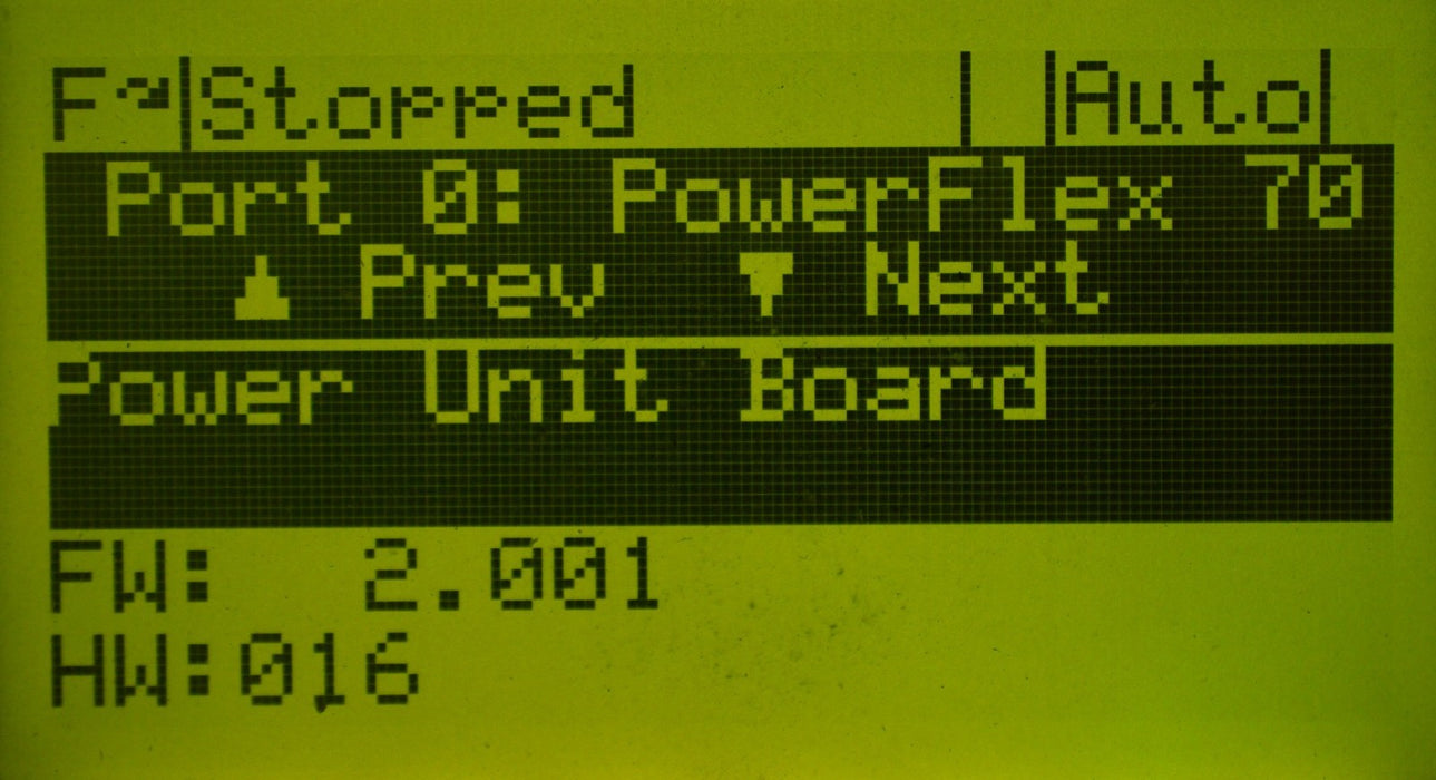 Low Hours Allen-Bradley PowerFlex 70 10 HP 20AD014A0AYNANNN Series A FRN: 2.008