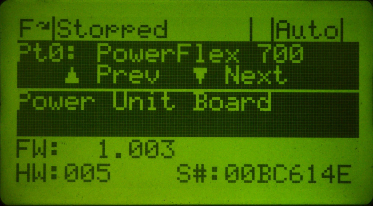 Low Hours Allen Bradley 20BD2P1A3AYNADA0 Powerflex 700 1 hp Drive Tested Good