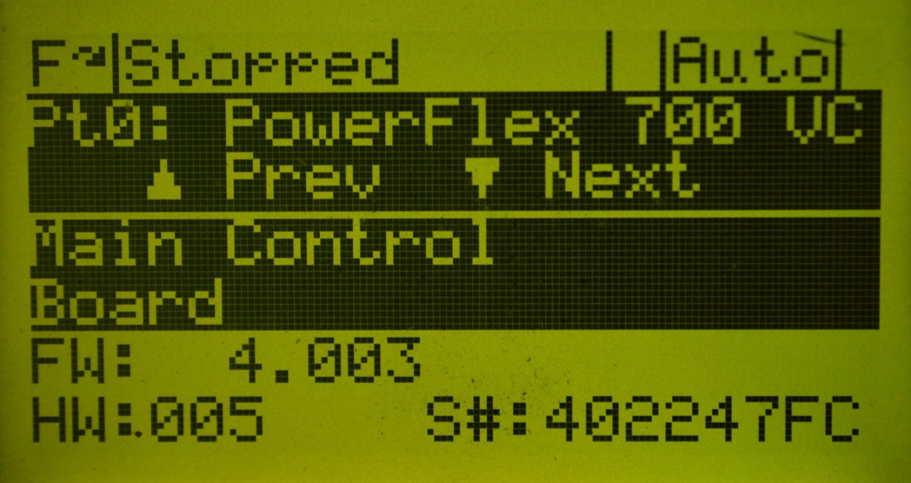 Allen-Bradley 20B-VECTB-D0 321131-A02 PowerFlex 700 Vector Cassette FRN:4.003