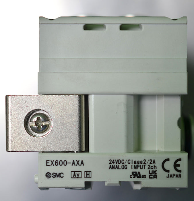 SMC Corporation EX600-AXA 24VDC Analog Input Module Class 2, 2 Amp, 2-CH, 5-Pin