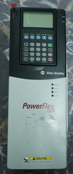 Low Hours Allen-Bradley 20BD3P4A3AYNAND0 PowerFlex 700 2HP 480 VAC FRN:10.001