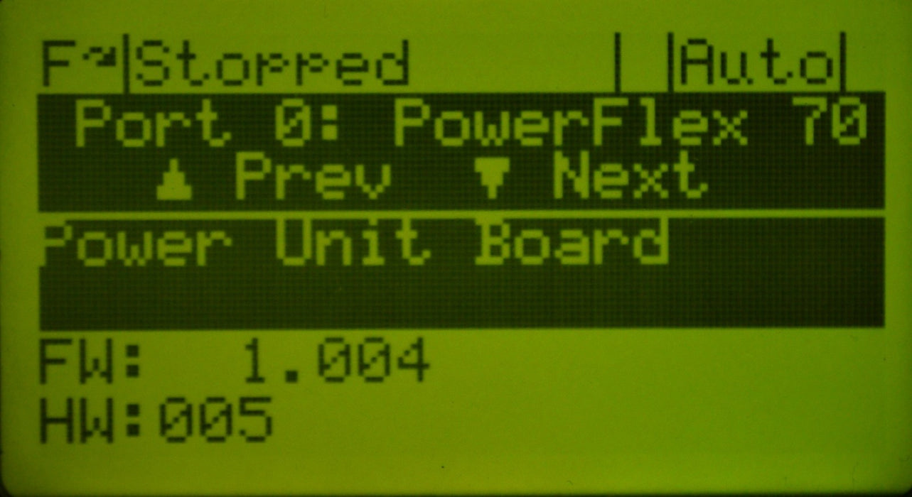 Allen Bradley Powerflex 70 1/2HP 20AC1P3A0AYNANNN Tested Good FRN:2.005