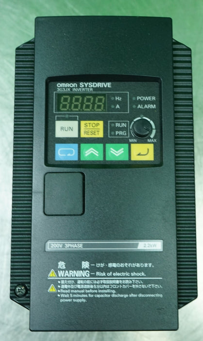 OMRON INVERTER 3G3JX-A2022  3HP Tested Good