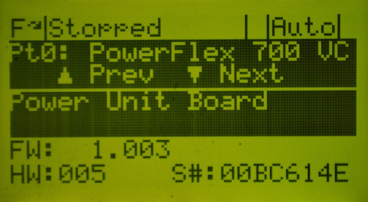 2007 Allen-Bradley PowerFlex 700 2 HP 20BD3P4A0AYNAND0 Series B 480VAC FRN 4.010