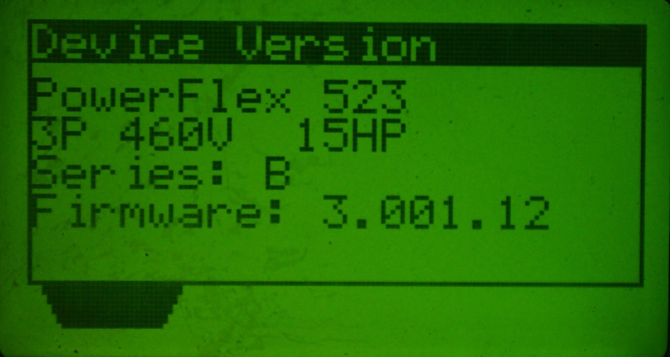Allen-Bradley 25A-D024N114 PowerFlex 523 15HP Series B FRN:3.001