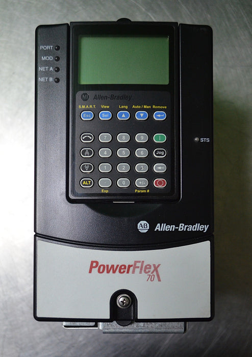 Allen-Bradley 20AD3P4A3AYNNNC0 PowerFlex 70 2HP/1.5kW 480VAC Series Tested Good