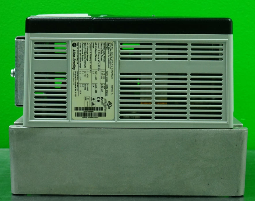 Allen-Bradley 20AD2P1A0AYNANC0 1HP 480V Powerflex 70 FRN:5.001 Tested Good