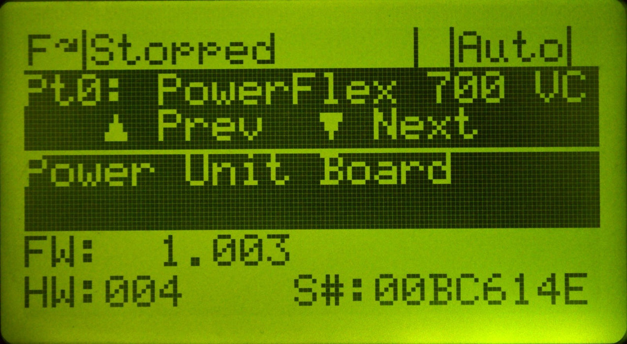 Allen-Bradley 20BD1P1A0AYNAND0 PowerFlex 700 1/2 HP Tested Good FRN: 4.010