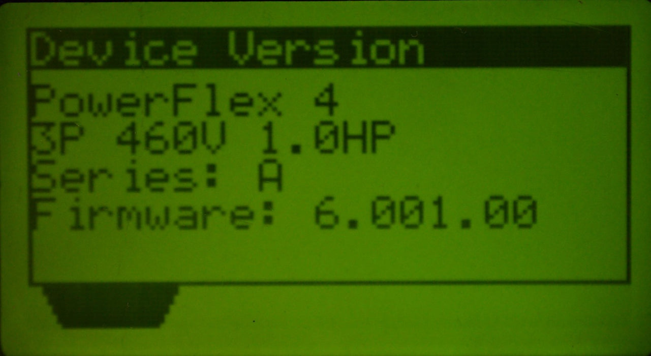 Allen-Bradley PowerFlex4 1HP 22A-D2P3N104 FRN:5.01 Tested Good